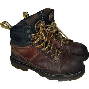 DR. Martens Industrial CAMBER Steel Toe Work Boots in Teak     Size US 7